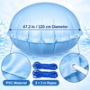 47 Inch Round Winter Pool Pillow for Above Ground Pools,