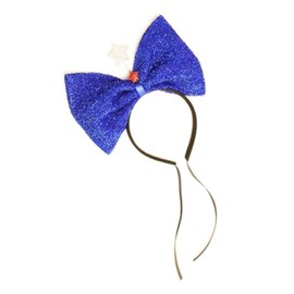 Dzrige Independence Day Pet Headband 4th of July Pet Star Bow Headwear Pet Costume Accessories for Dog Cat Pet Patriotic Party