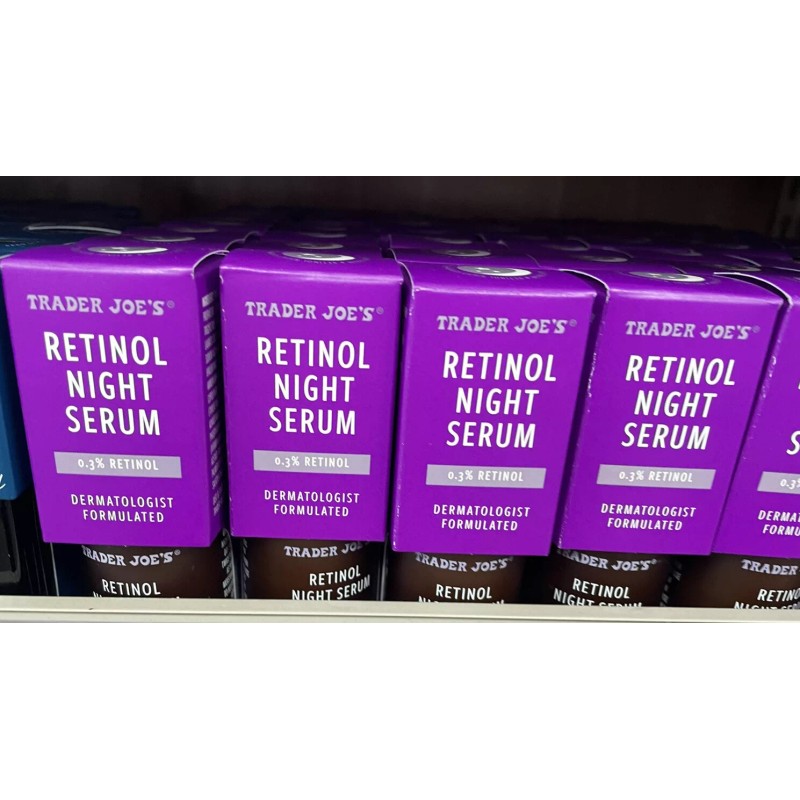 TRADER JOES Retinol Night Serum Brand New Sealed 1 oz