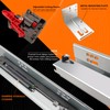 4Pair 8PCS Undermout Drawer Slides 12 15 18 21 Inch