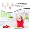ORFOFE 5pcs Cotton Muslin Washcloths Soft Multi Purpose Face Towels