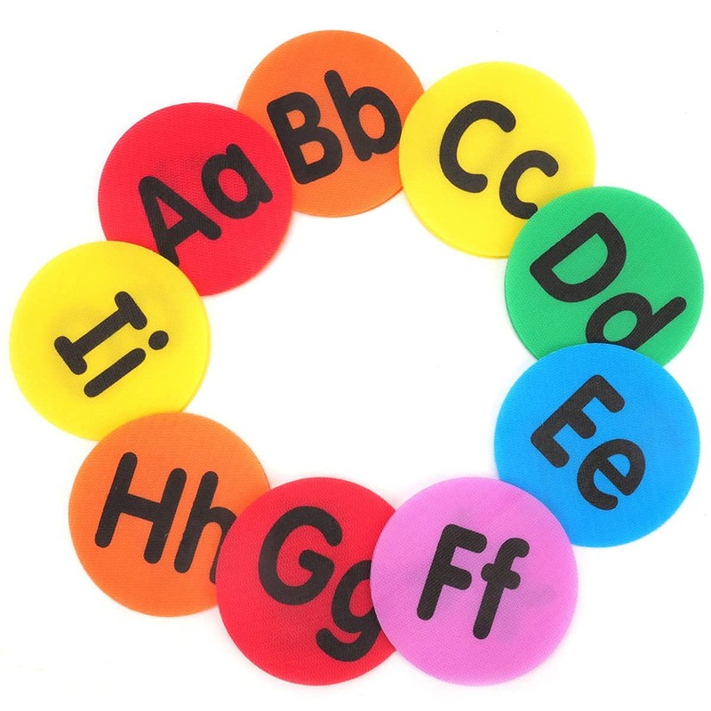 VANANA 26 Pieces English Alphabet Letter Carpet Sticker Sit Magic