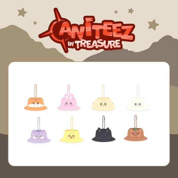 ATEEZ [POB] ATEEZ - BUCKET HAT KEYRING / 'ANITEEZ in