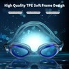 Water Gear Razor Anti-Fog Goggle (Blue W/Blue Frame)
