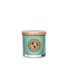 Eco Candle Co. Recycled Candle, Grass Stain, 6 oz. - Scents of Fresh Cut Grass - 100% Soy Wax, No Lead, Kraft Paper Label & Lid, Hand Poured, Phthalate Free, Midwest Grown Soybeans