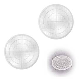 Drain Strainer, Pack of 2 Shower Drain Strainer, Hair Catcher, Hair Strainer, Premium Kitchen Sink Strainer Drain Strainer for Shower, Sink, Bath and Kitchen