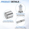 uxcell 10Pcs Weldable Barrel Hinges, 4-3/8" x 3/4" Carbon Steel
