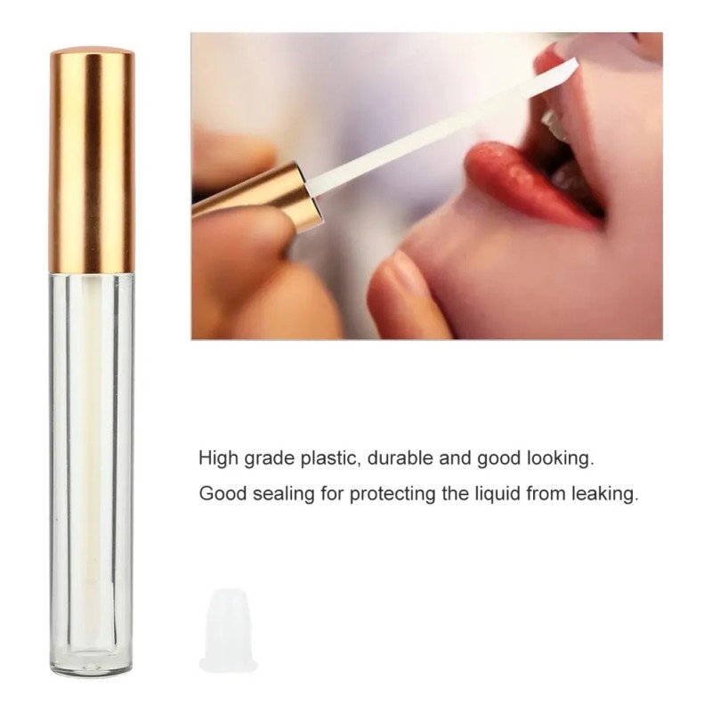 Jykh Empty Lip Gloss Tube, Refillable Balm Container Hgs