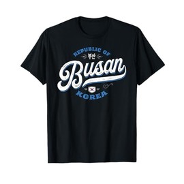 Busan South Korea - Vintage Pusan Korean Hangul Travel T-Shirt