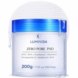 Zero Pore Exfoliating Toner Pads with AHA & BHA for Clear Skin
