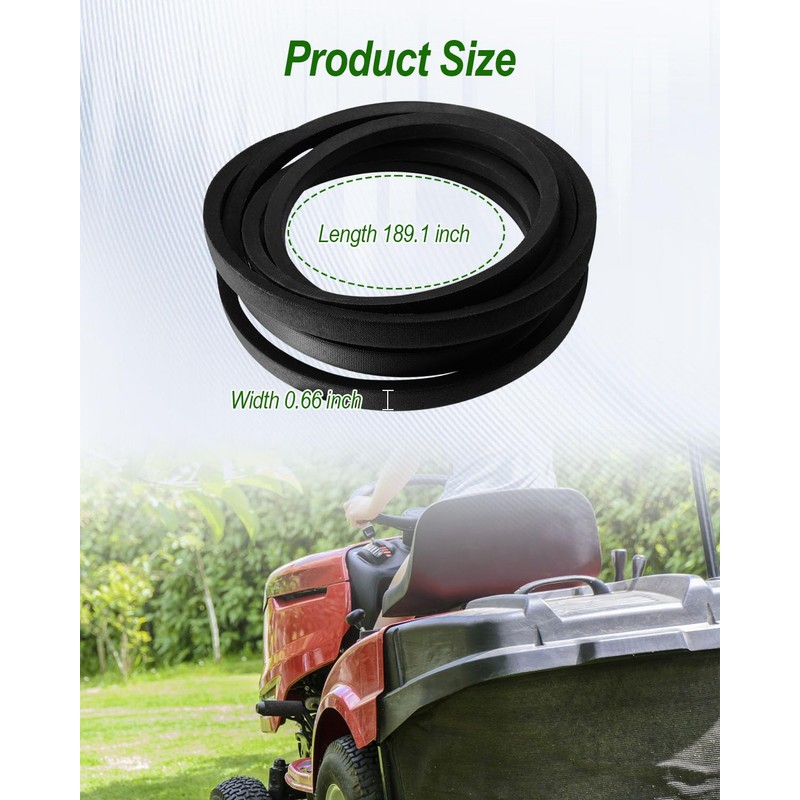 60" Deck Belt Fit for Toro 133-4372 Wheel Horse Time