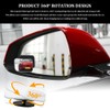 Lyxheth 4PCS Blind Spot Convex Car Mirror, Side Mirror Blindspot,