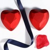 Spldsun Ring Box Heart Shape, Velvet Ring Box, Wedding Ring