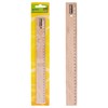 IDENA 602017 wooden ruler 30 cm