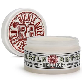 Hustle Butter  5oz Tattoo Balm For New & Older Tattoos - Safe While Healing - Moisturizes and Rejuvenates Tattoo Aftercare