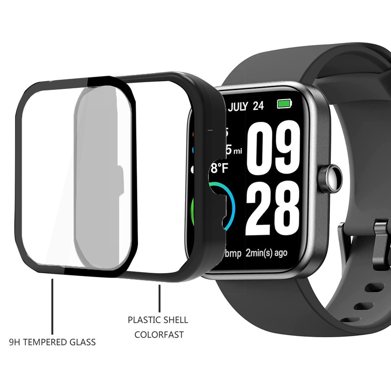 Lamshaw Compatible with Aeac Smart Watch Case, Hard PC Bumper