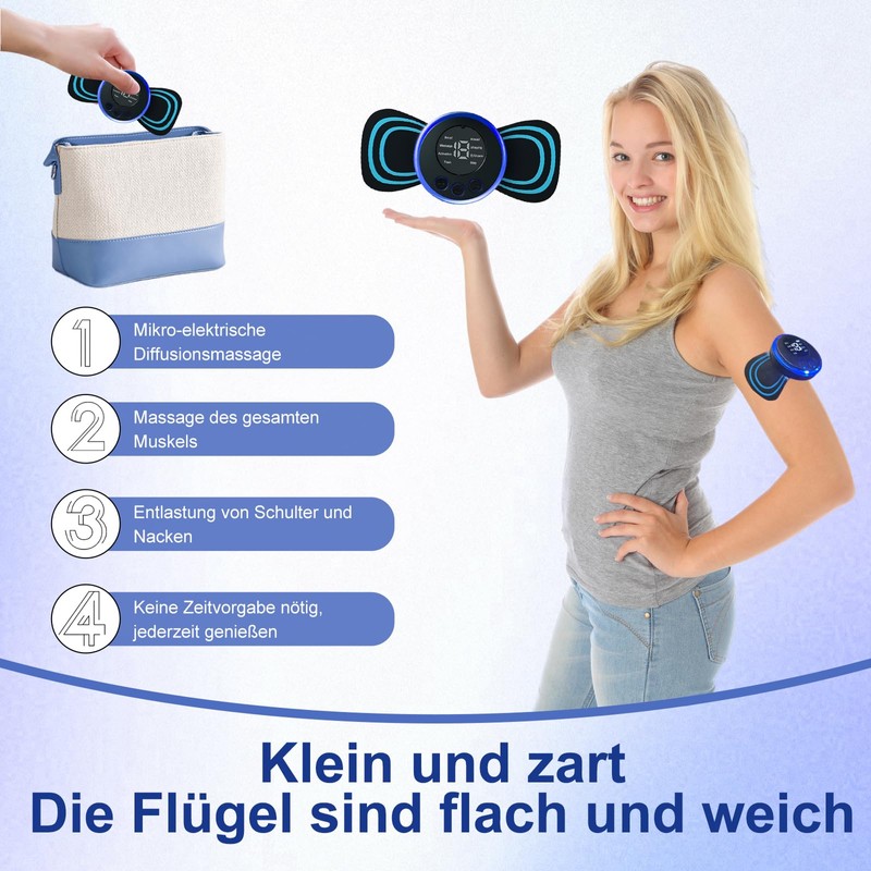 Mini Neck Massager, Portable Body Massager & Neck Massager, Mini