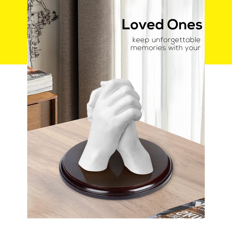 Falling in Art Hand Casting Kit Couples - Keepsake Plaster