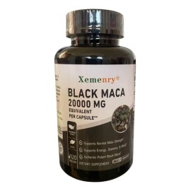 Maca Negra Peruana Orgánica 2000 Mg - Capsulas - Vegano
