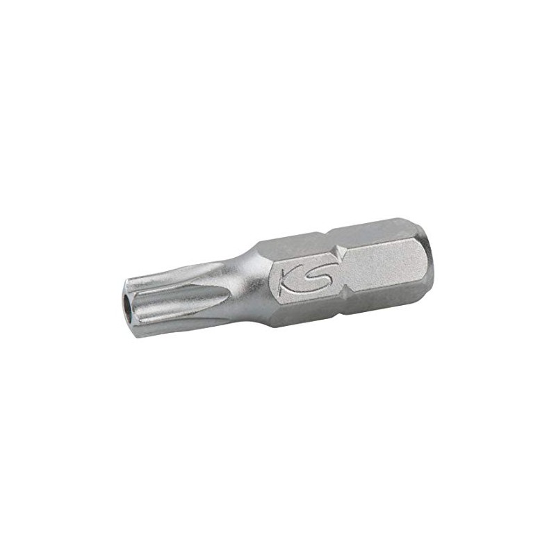 '1/4 Inch Torx Bit T8, 25 mm, S2 with Bore/"" C"