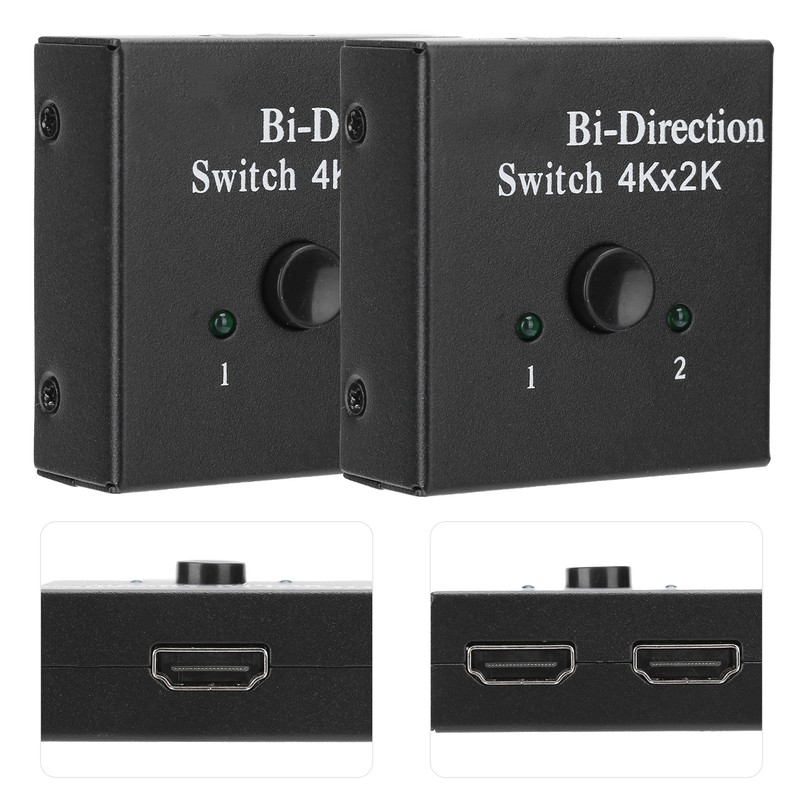2Pcs HDMI BiDirection Switch Converter Switcher Splitter Hub HDCP 2x1