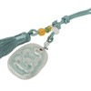 Tassel Pendant Chinese Zodiac Pattern DIY Porcelain Beads Light Weight