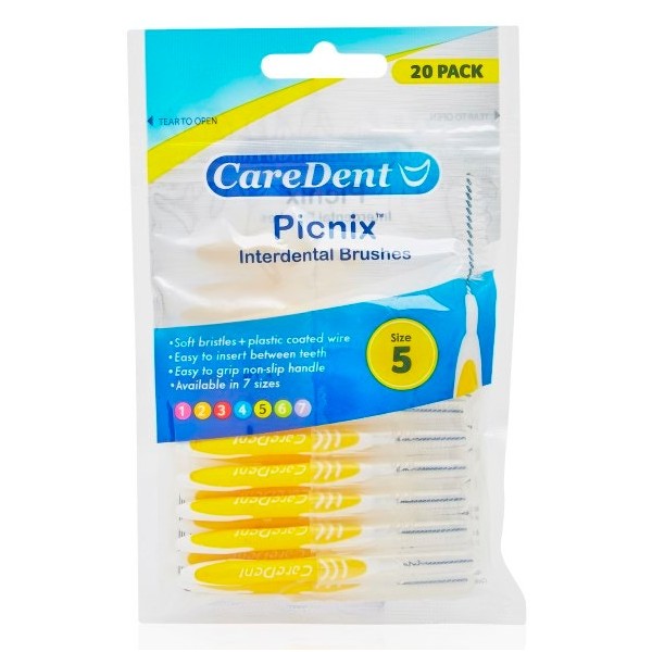CareDent Picnix Interdental Brushes Size 5 X 20