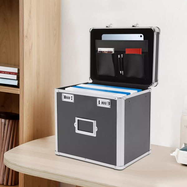 OCASAMI Portable File Cabinet Lock Storage Organizer Home Office Metal