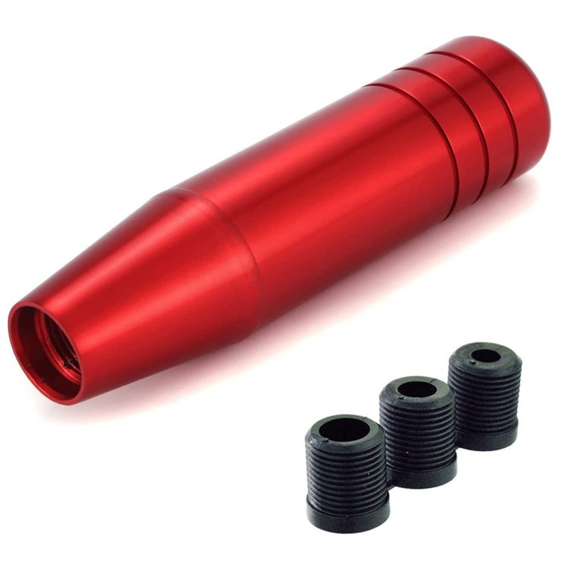Lunsom 130mm Shift Knob Aluminum Shift Lever Metal Gear Shift