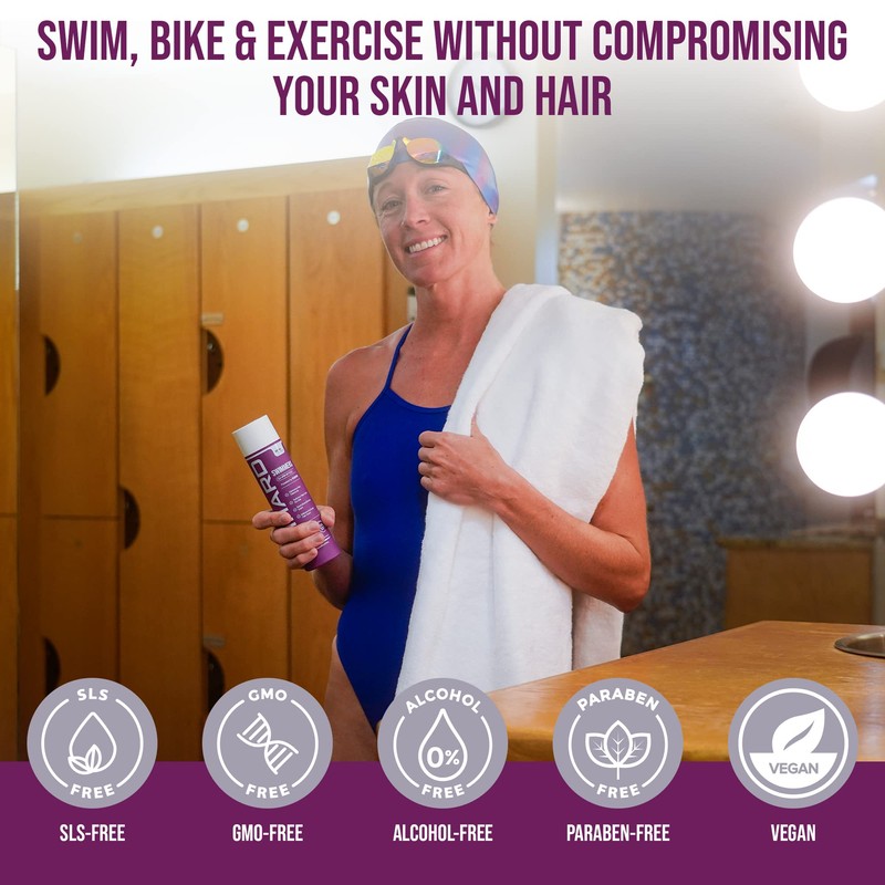 TRIHARD Swimmers Extra Boost Shampoo | Removes Chlorine and Hard