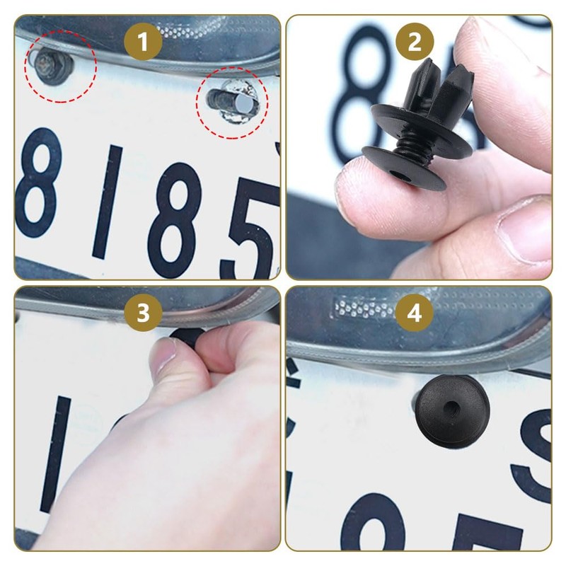 Pack of 50 Trim Clips Mounting Clips Suitable for Volkswagen,