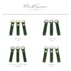 [ANBOON] Tochigi Leather Zipper Pulls, Set of 3, Simple Type,