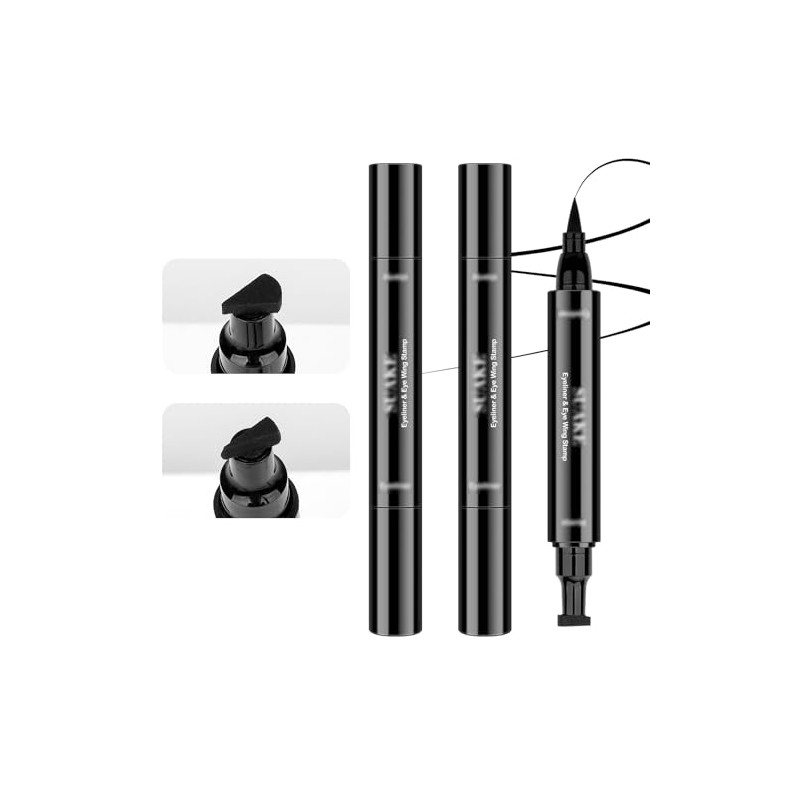 Winged Eyeliner Stamp Liquid Eyeliner Tool - 2 PCS Waterproof