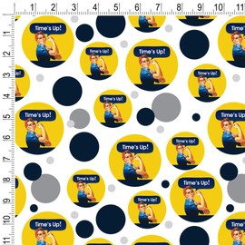 GRAPHICS & MORE Time's Up Says Rosie the Riveter Gift Wrap Wrapping Paper Roll