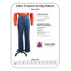 Joker Trousers Sewing Pattern - Costume Cosplay Men's Pants Pattern