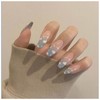 Cimenexe Gradient Press on Coffin Nails Gradient Cloud Artificial Fingernails