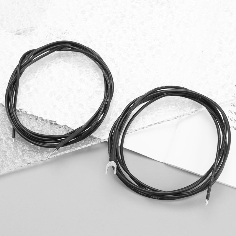 YINETTECH 1.2m Long Pluggable Turntable Earthing Cable with Crimp Fork