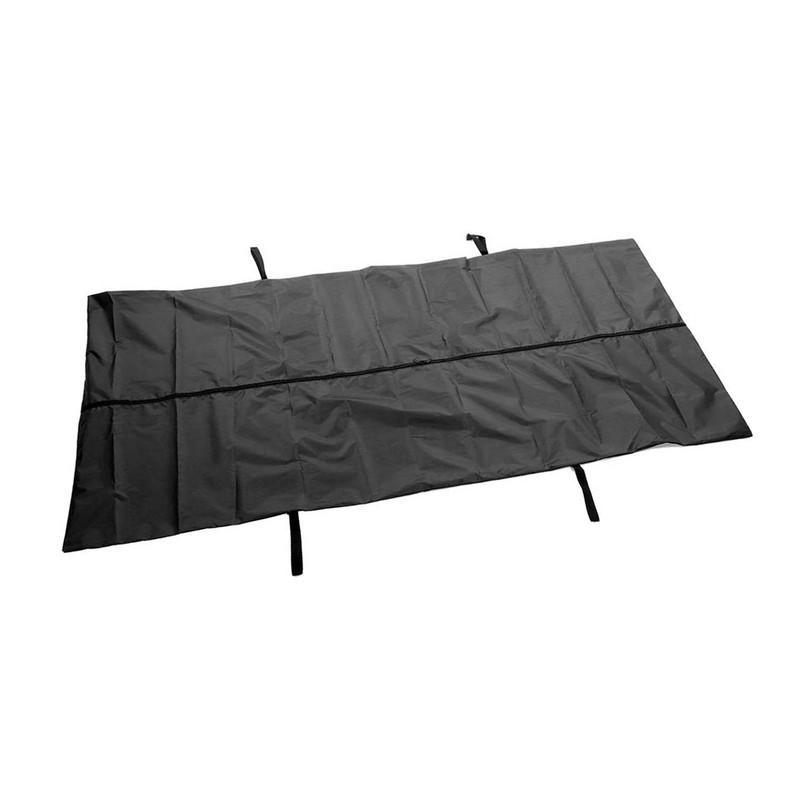 Black Emergency Cadaver Body Bag Oxford Cloth Body Storage Bag
