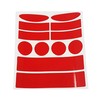 4R Quattroerre.it 4015 Sticker Set Reflectors for Bicycle Red 14