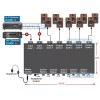 Unbranded/Generic Multi-Zone Speaker Distribution Matrix Sysetm Selector