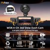 4 Channel Dash Cam Front and Rear Cabin, 360 Dash