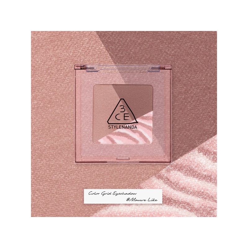3CE Color Grid Eyeshadow + Color Grid Dual Brush FLAME
