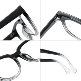 Bevi Blue Light Blocking Glasses Stylish Reading Glasses Magnifying Glasses For Men and Women R202105C2-3.50