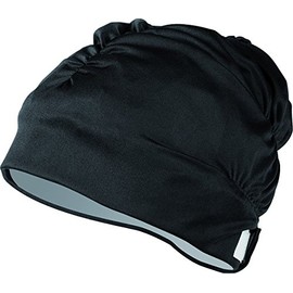 Aqua Sphere Women's Comfort Swim Cap, Black, One Size