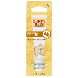 Burt's Bees Hydrating Lip Oil with Sweet Almond Oil, 7.98 ml (Pack of 1)