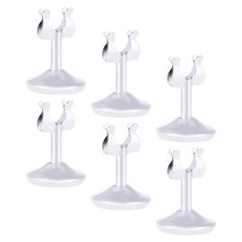 Didiseaon Table Number Holders: 6pcs U Shaped Place Card Holders Memo Clip Picture Stands for Table Display for Signs Desktop Accessories for Brochure Photo Buffet Office