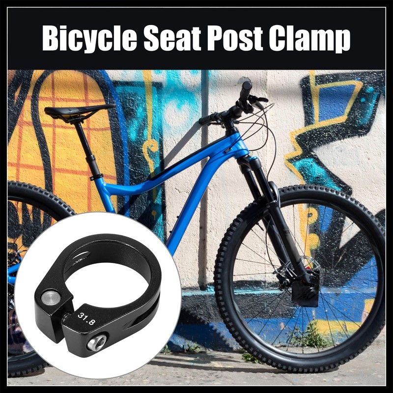 Hihaha 31.8mm Aluminium Alloy Bicycle Seat Post Clamp Seat Post