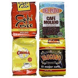 Yaucono Puerto Rican Coffee Variety (Cafe Rico, Cafe Crema, Cafe El Patio, Yaucono)