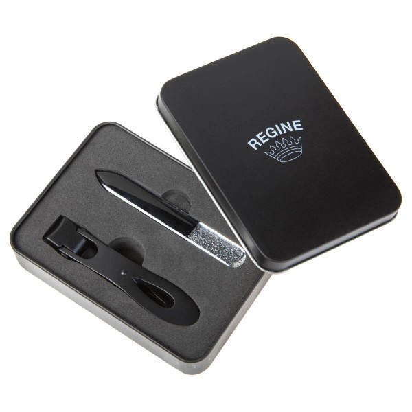 Regine Manicure Set with Wide Jaw Clipper and Laser Cut