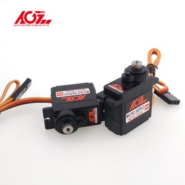 2PCS AGFRC Micro 9g Servo Servo Motor Kit - Digital 11g Metal Gear Mini Servo for RC Helicopter Airplane Boat Controls, Control Angle 180°